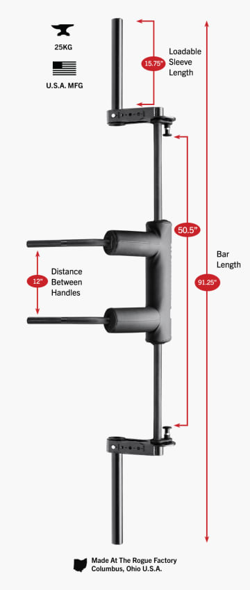 kabukiセーフティスクワットバー(全長188cm、211cm、232cm) kabukiセーフティスクワットバー(全長188cm、211cm、232cm